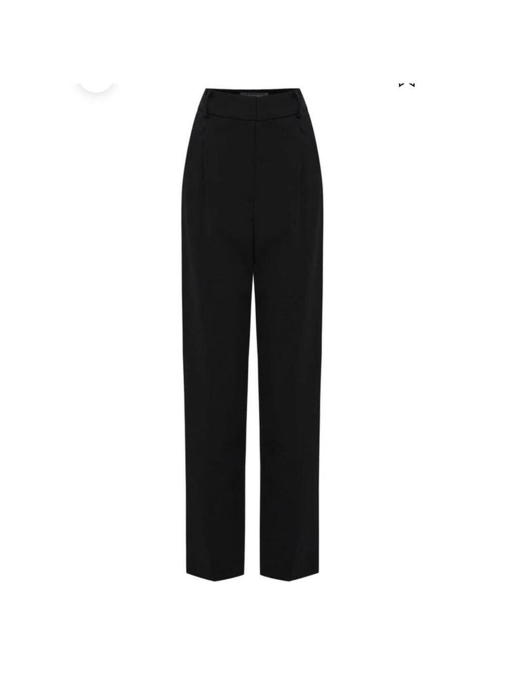 Exquise wide leg trousers black pants Size XL tailored office professional work